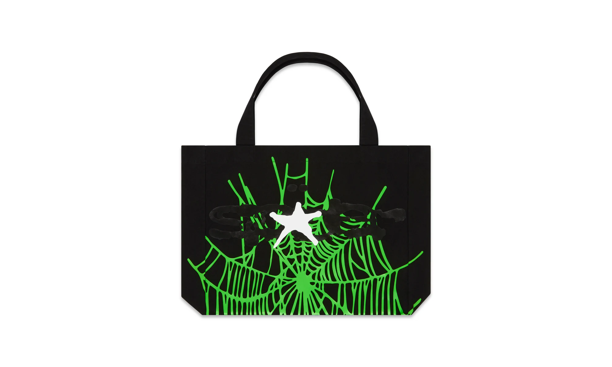 Heavy Web Tote "Black / Green" SP5der220