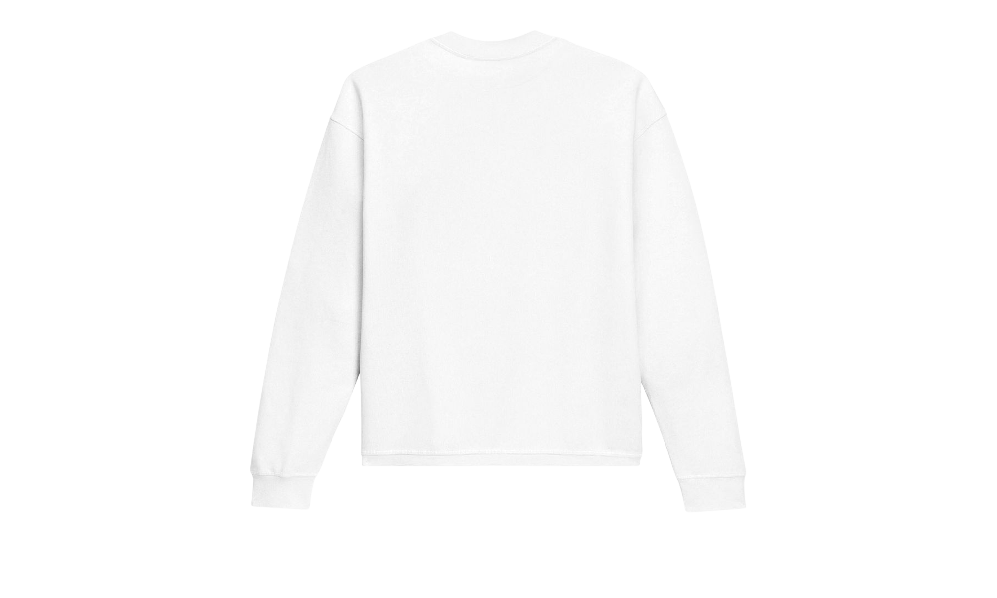 HWT FLEECE CREWNECK "White" P402 HCMC423