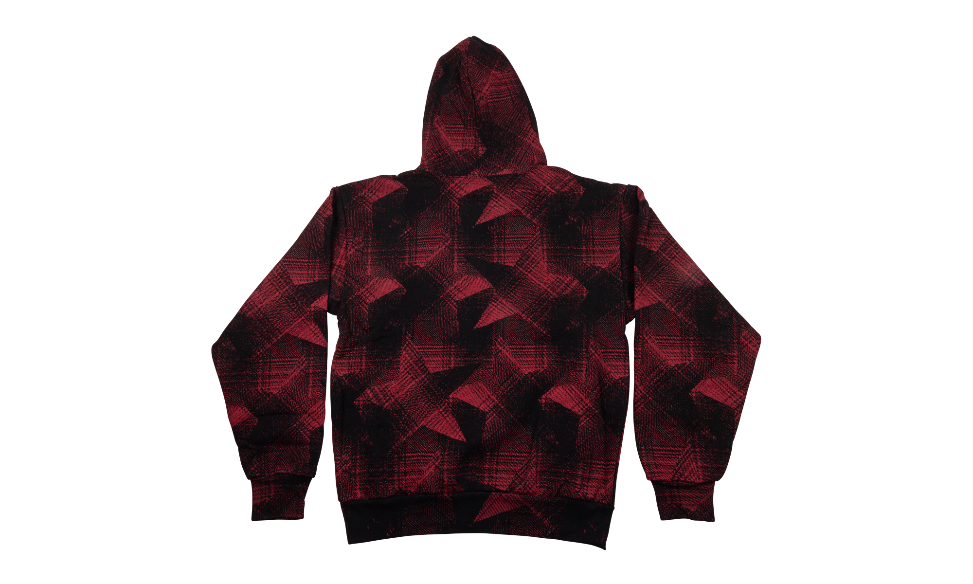 PLAID SPLATT HOODIE "Black" SP5der299