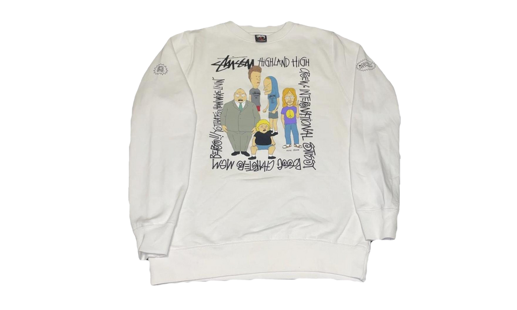 Beavis and Butthead Crewneck "White" STUS71
