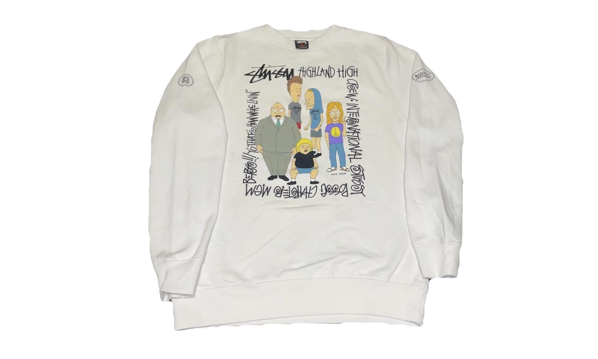 Beavis and Butthead Crewneck "White" STUS71