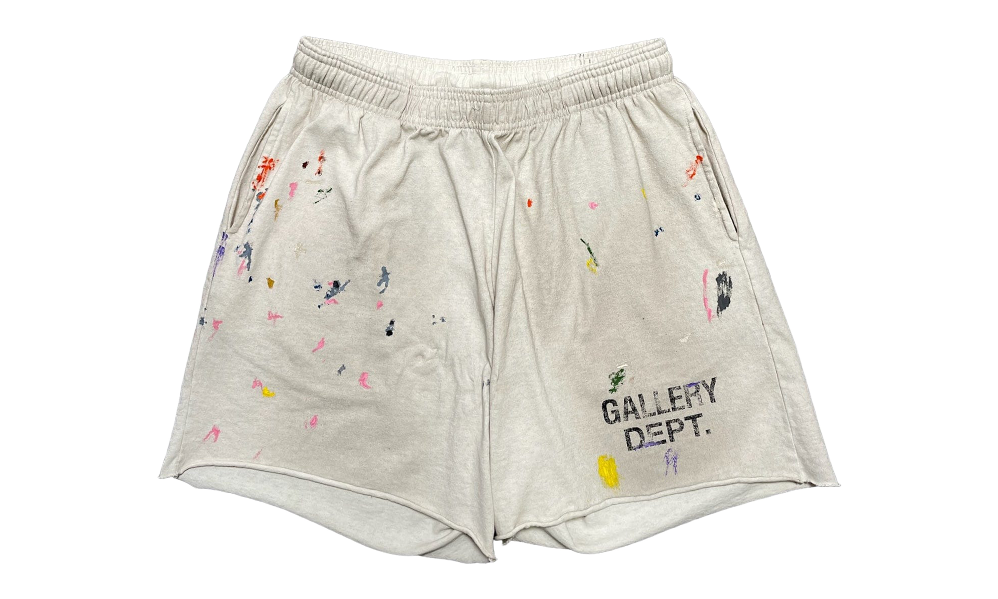 Insomnia Logo Sweatshorts "White Multi" GDISGv