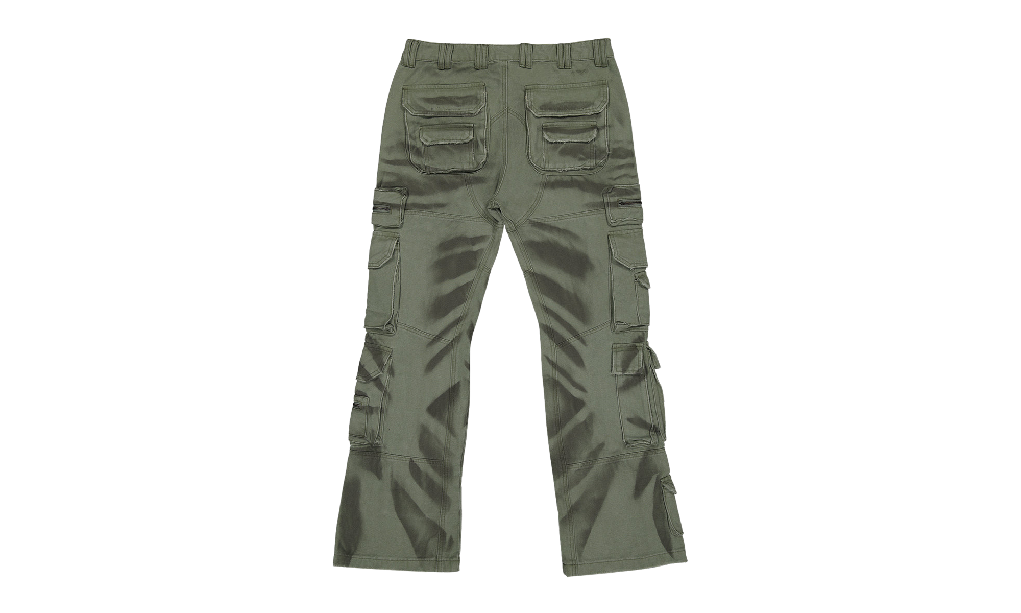 Skidrow Flared Cargo Pants "Sage" ZG0QZD2P