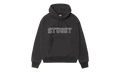 Applique Hoodie "Black" STUS427
