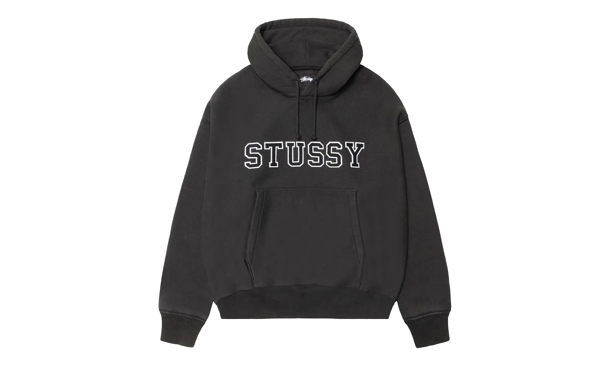 Applique Hoodie "Black" STUS427