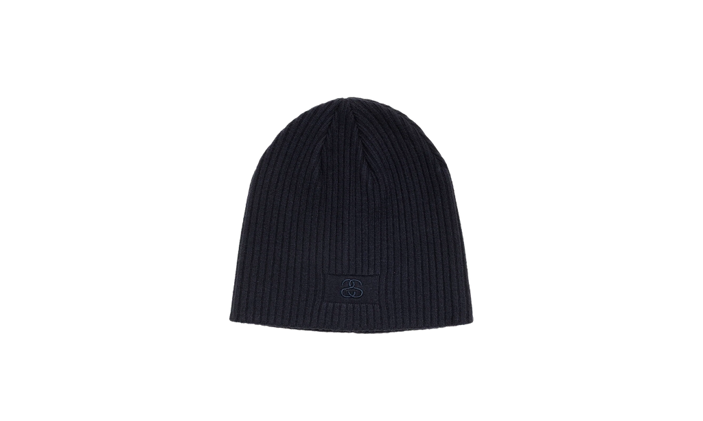 SS RIBBED SKULL CAP "Black" STUS111