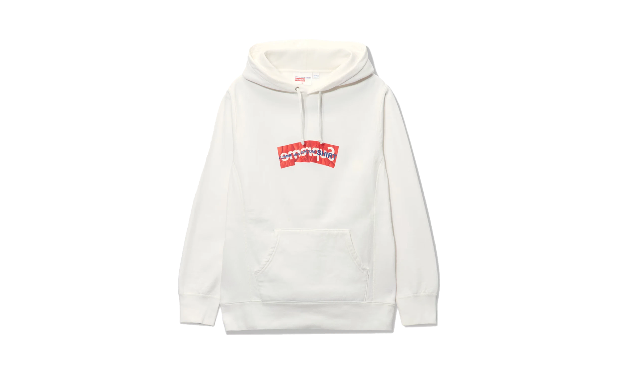 Comme Des Garcons SHIRT Box Logo Hoodie "SS17 - White" SU25721