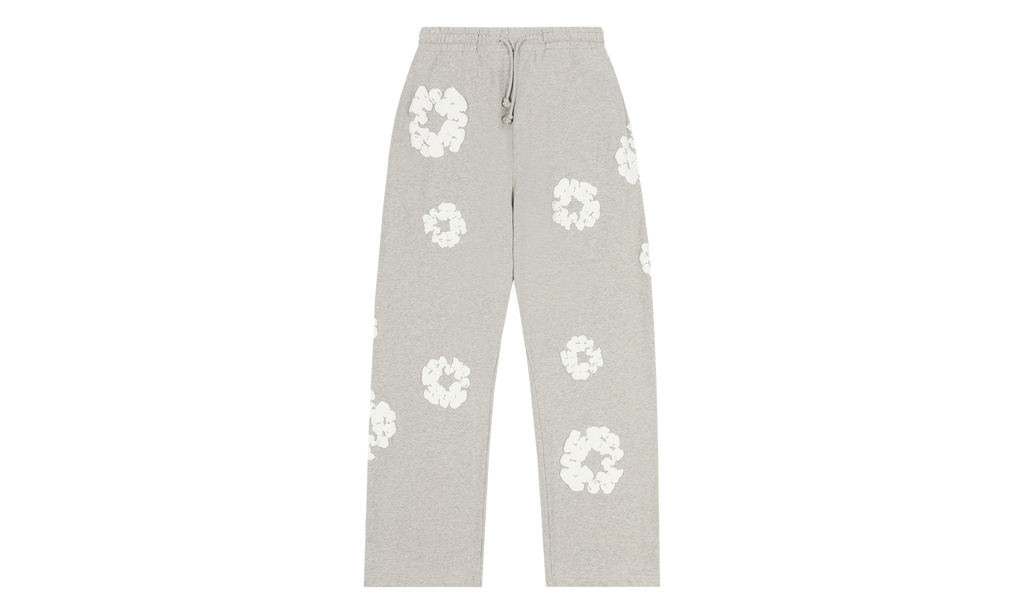 Cotton Wreath Baggy Sweatpants Grey "Grey" DT160