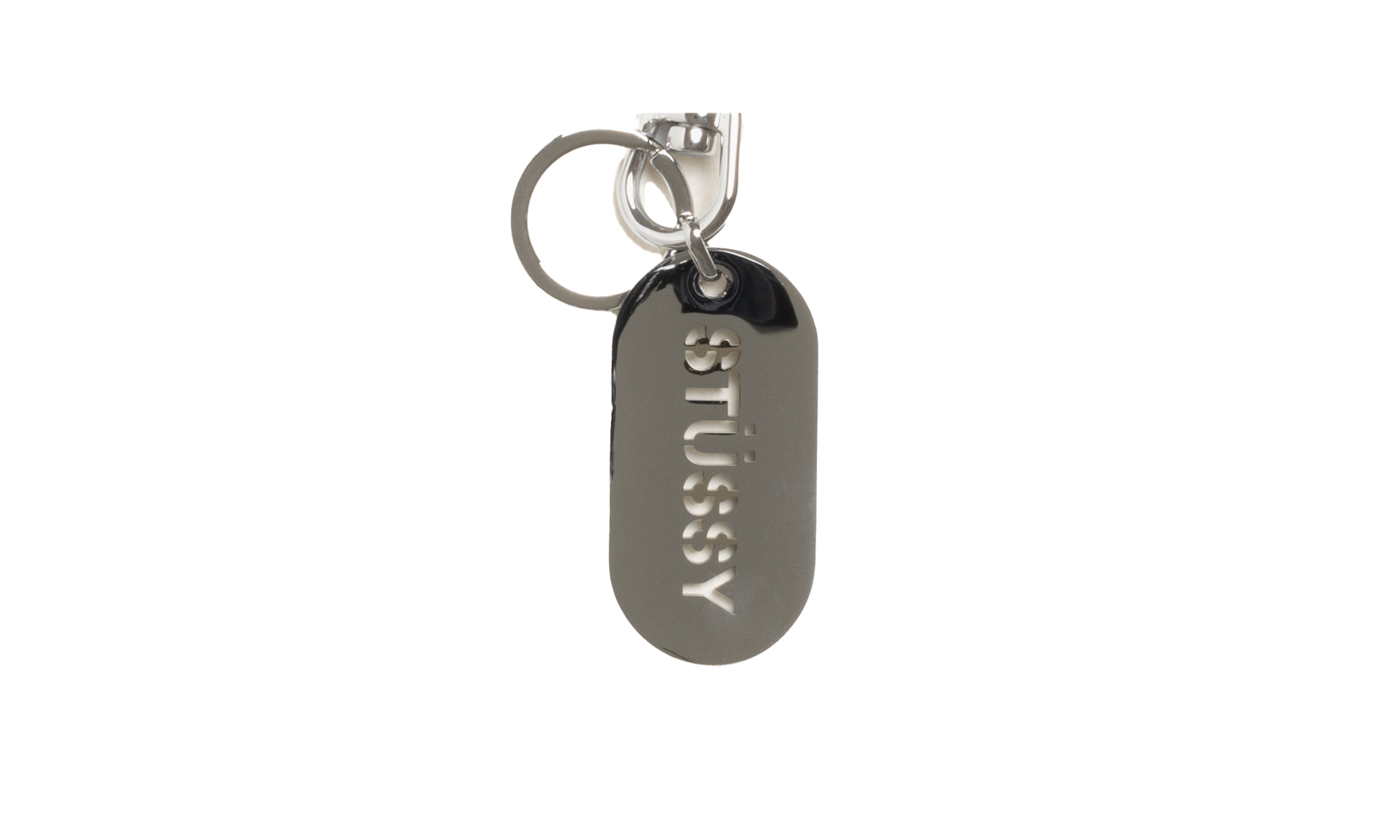 METAL TAG KEYCHAIN "Silver" STUS332
