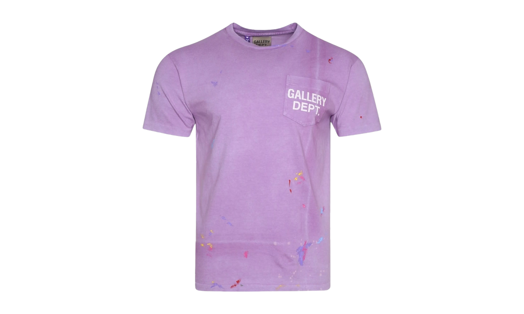 Paint Splatter Logo Tee "Purple" K5Y4R6WK