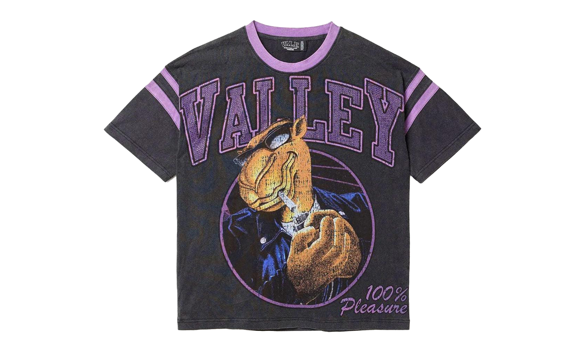 Vale Forever T-Shirt "Purple Rays Bling" VAL59