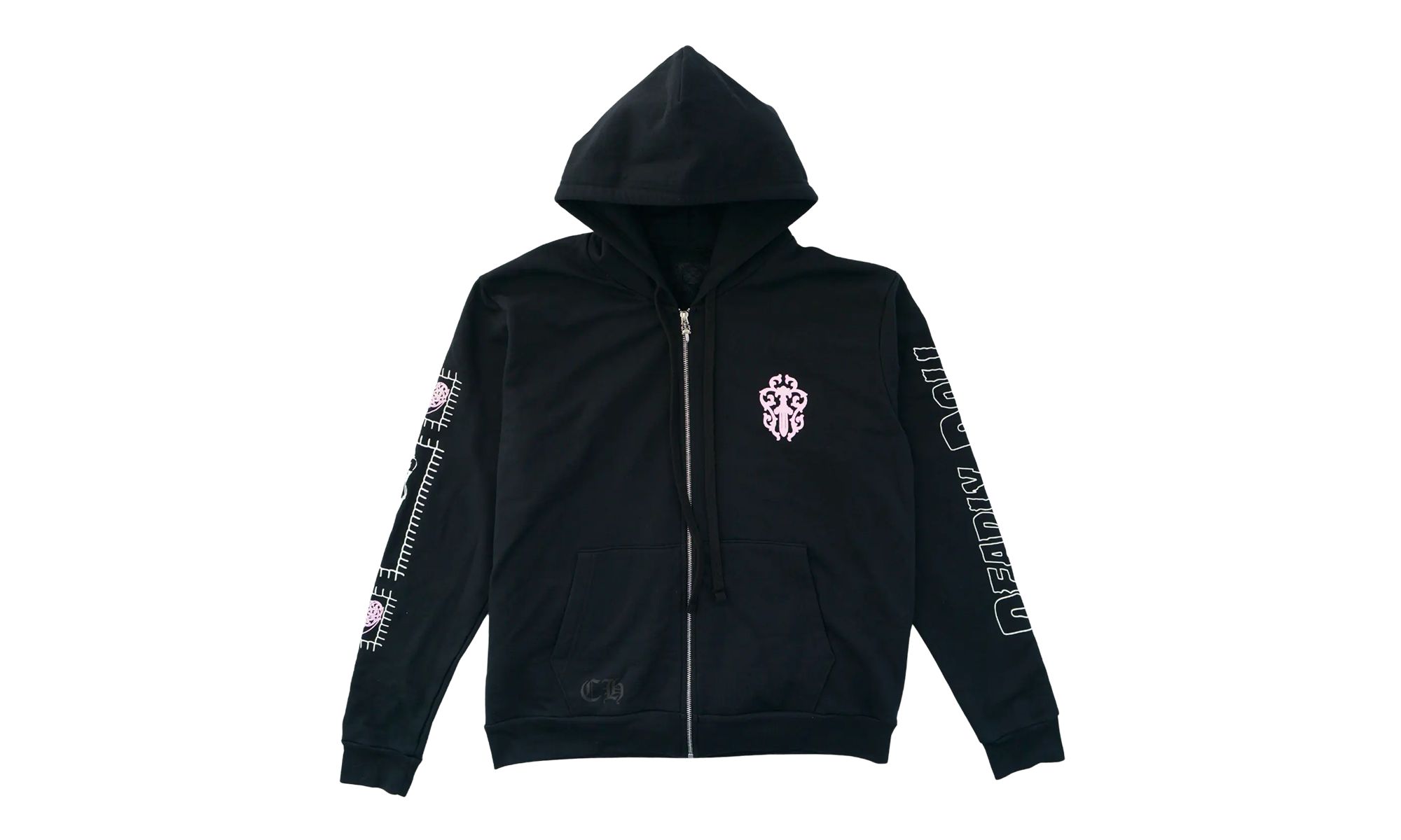 Deadly Doll Zip Up Hoodie "Black / Pink" CHRM0504