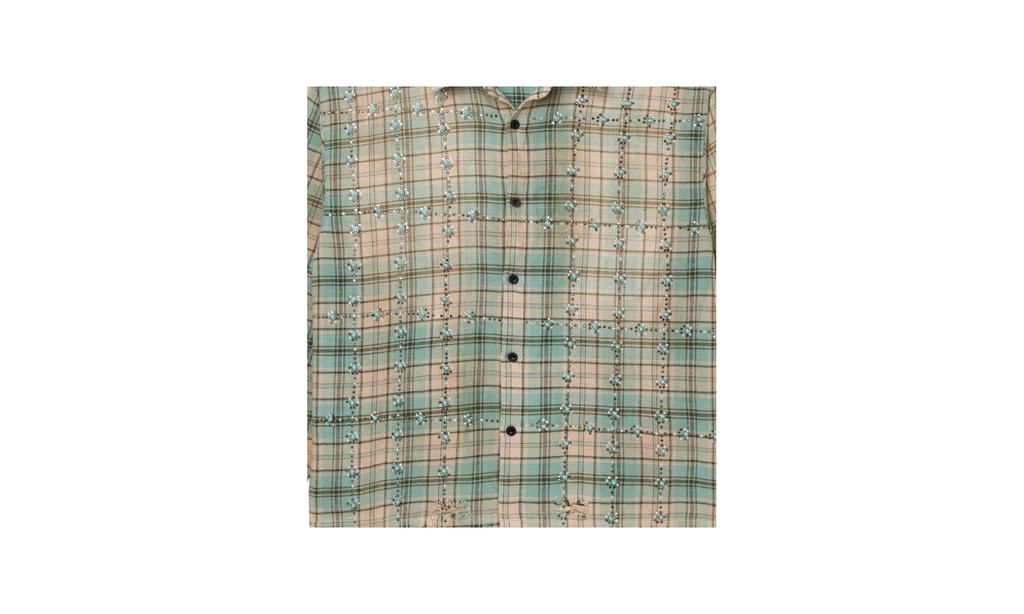Little Gems Flannel "Green" VALE 11 008 VFLGFG GN
