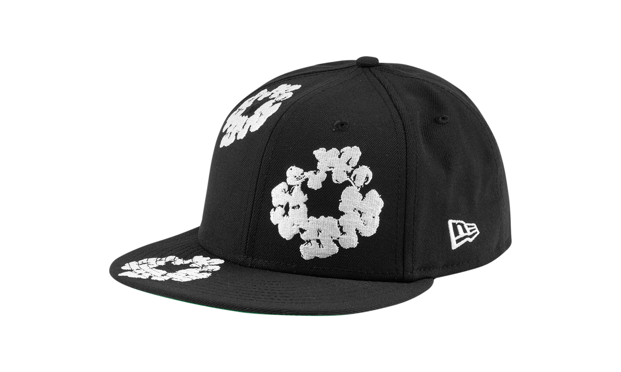 New Era Cotton Wreath 59/50 Cap "Black" DT22