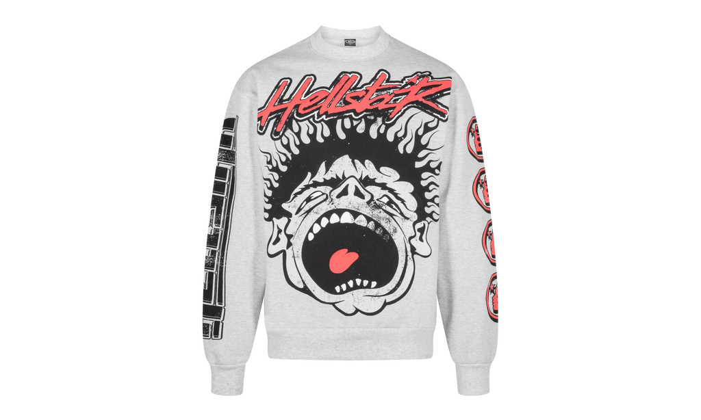 Records Crewneck "Grey" HSR026