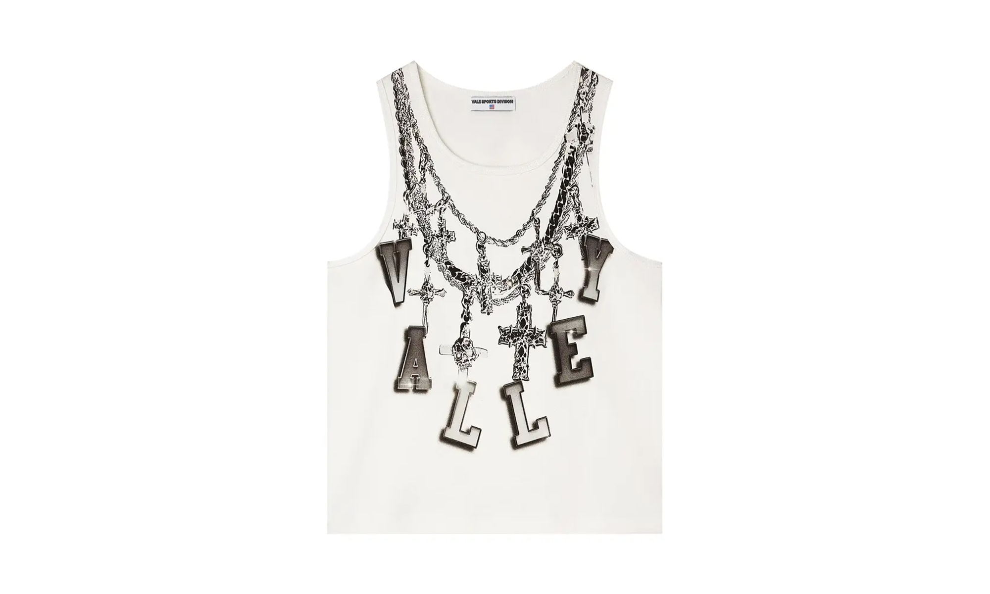 Chain Tank Top "White" VALE 06 002T CT WT