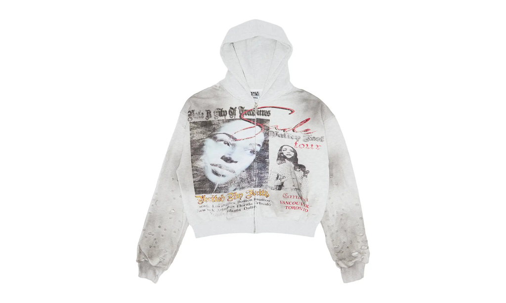 Valley Fest Zip Up Hoodie "Grey" 10068947