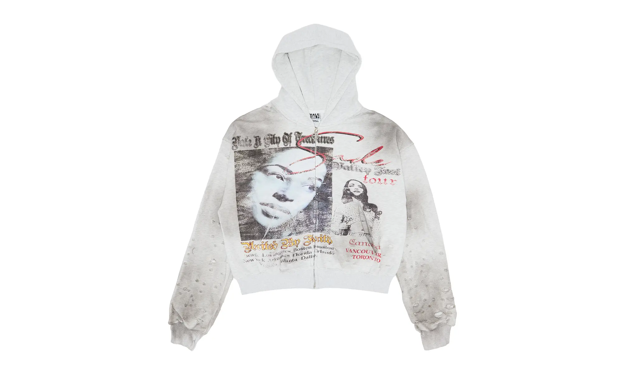 Valley Fest Zip Up Hoodie "Grey" 10068947