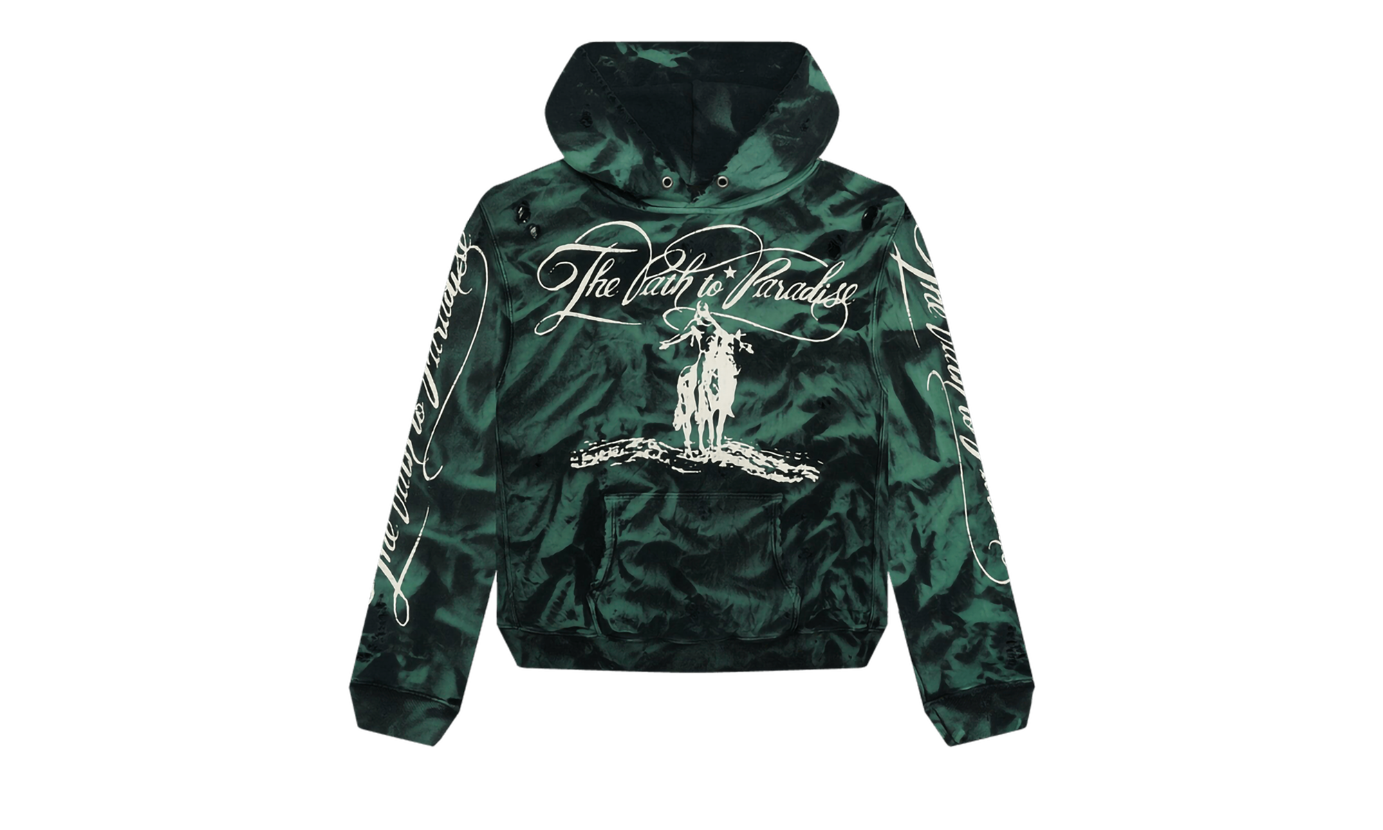 Marble Paradise Hoodie "Green" HS01HOO001 GREE