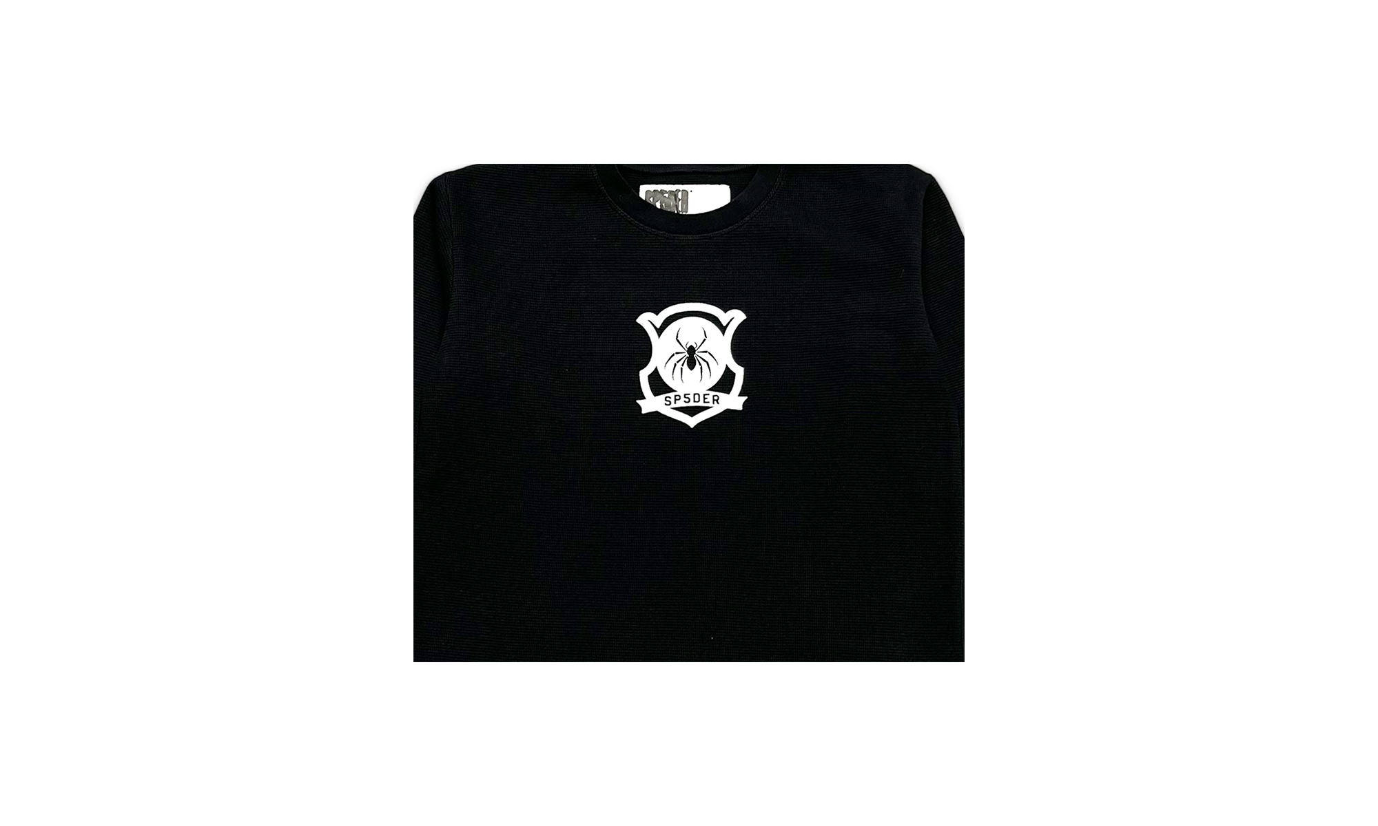 Waffle Knit Top "Black" SP5der261