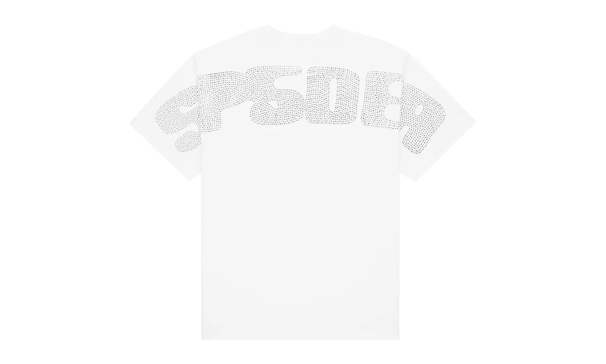 Rhinestone Silk SS Tee "White" SP5der237