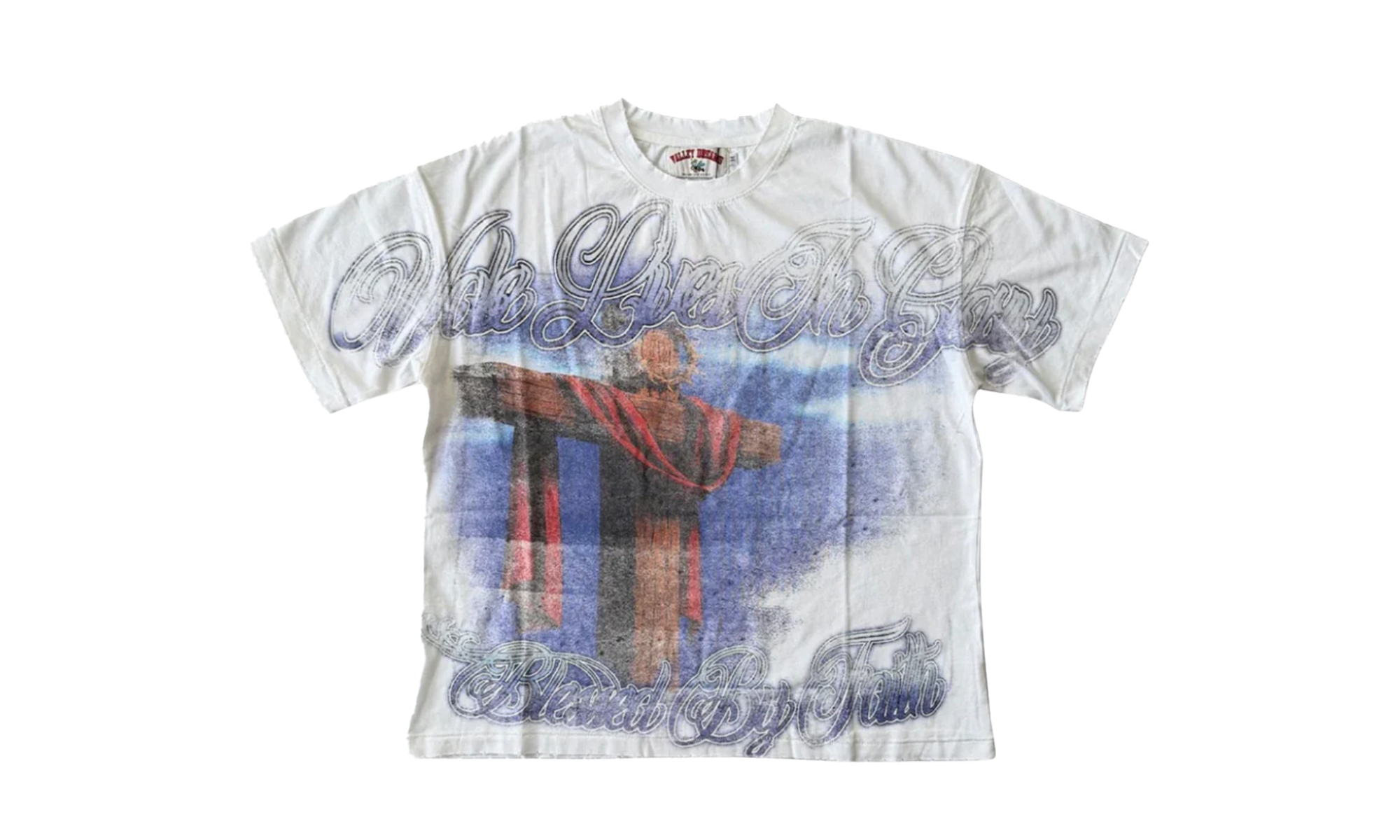 Lives in Glory Blessed by Faith T-Shirt "White" MPBECWQD