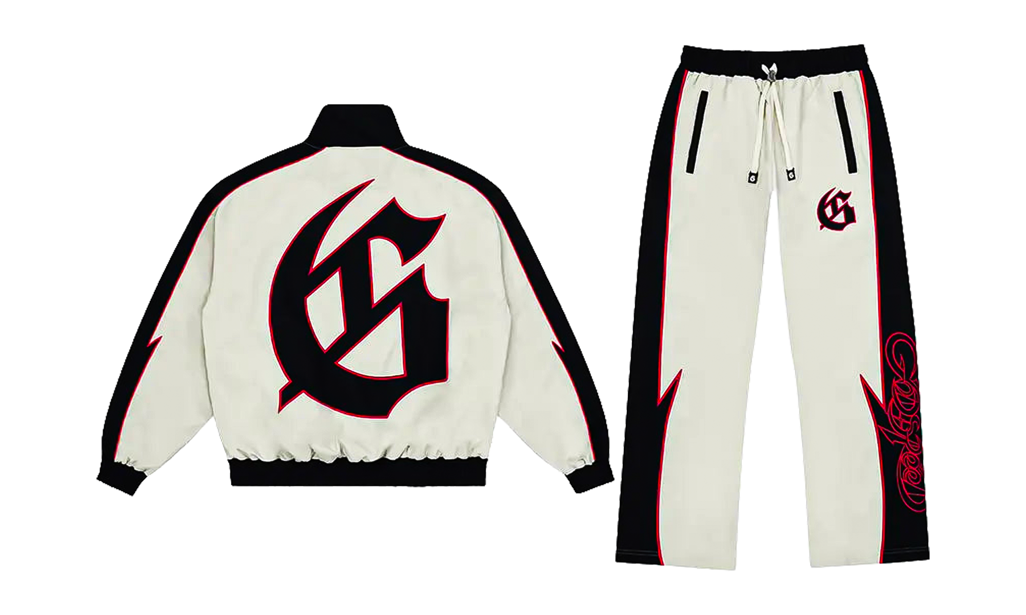 GT Tracksuit "White Red" GS197