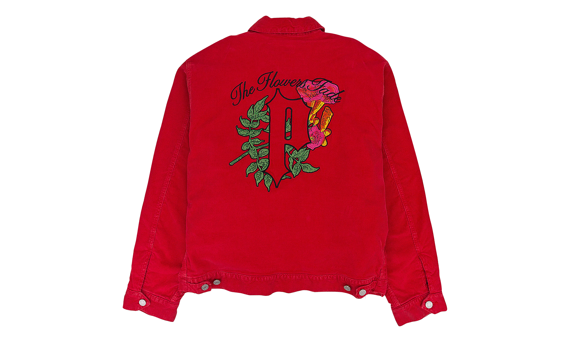 CORD FLANNEL LINED JACKET DENIM JACKETS "RED" PRP XOTW 0051