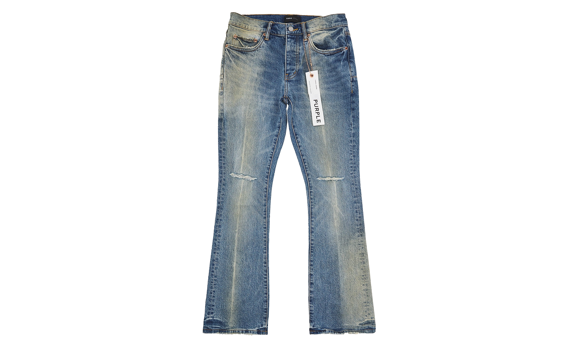 Gaia Blowout Flared Denim "Blue" P004 GBMF225