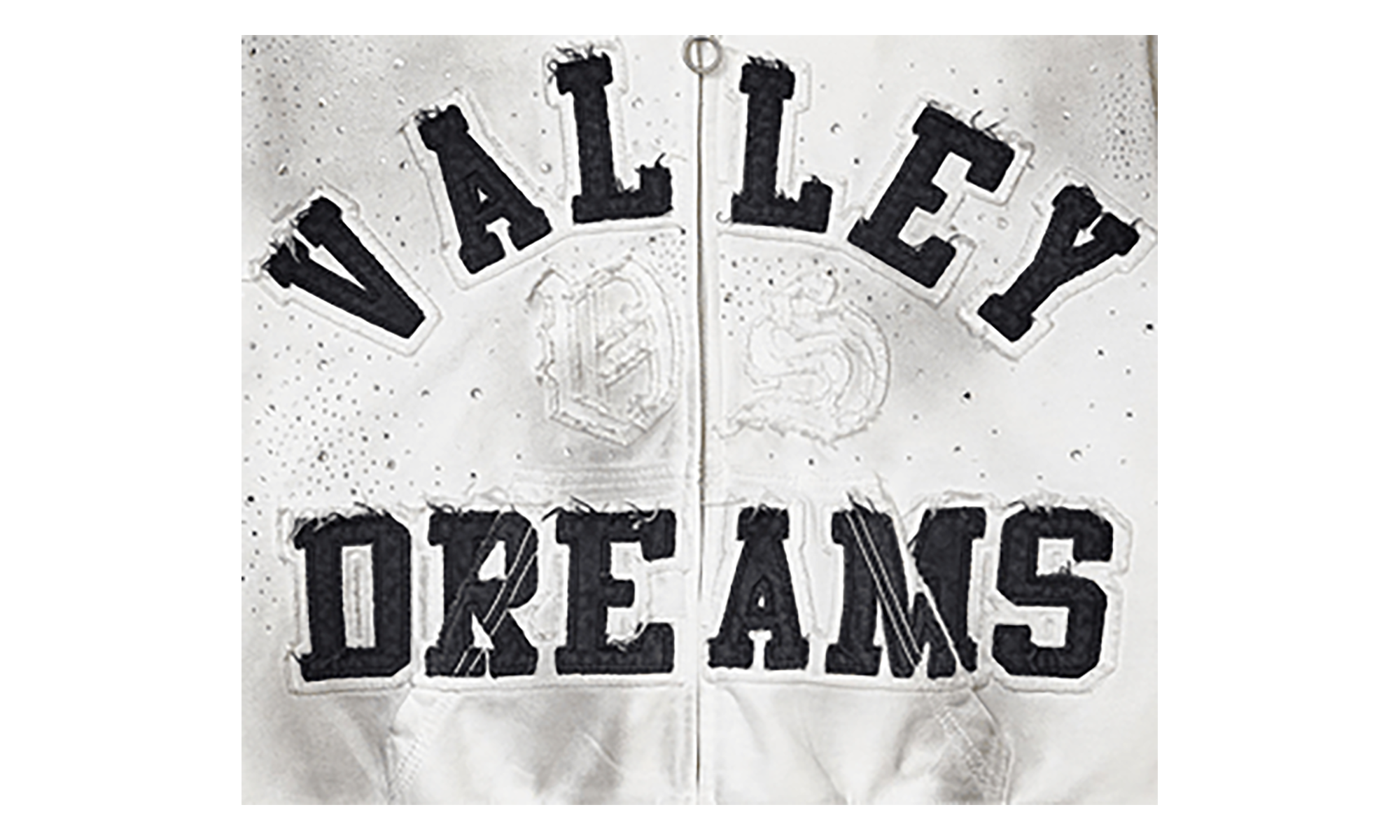 Classico Zip Up Hoodie "White" VAL145