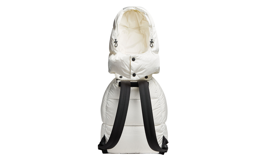Caradoc Backpack With Hood "White" MON02
