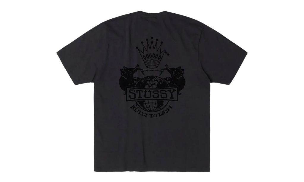 Built To Last Pig Dyed Tee "FADED BLACK" 1905125 FBLA