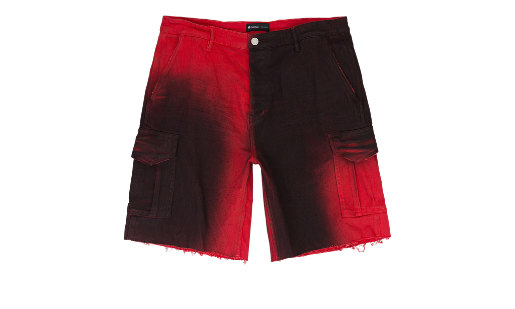 TWILL CARGO SHORT "Black" P516 TCBB223