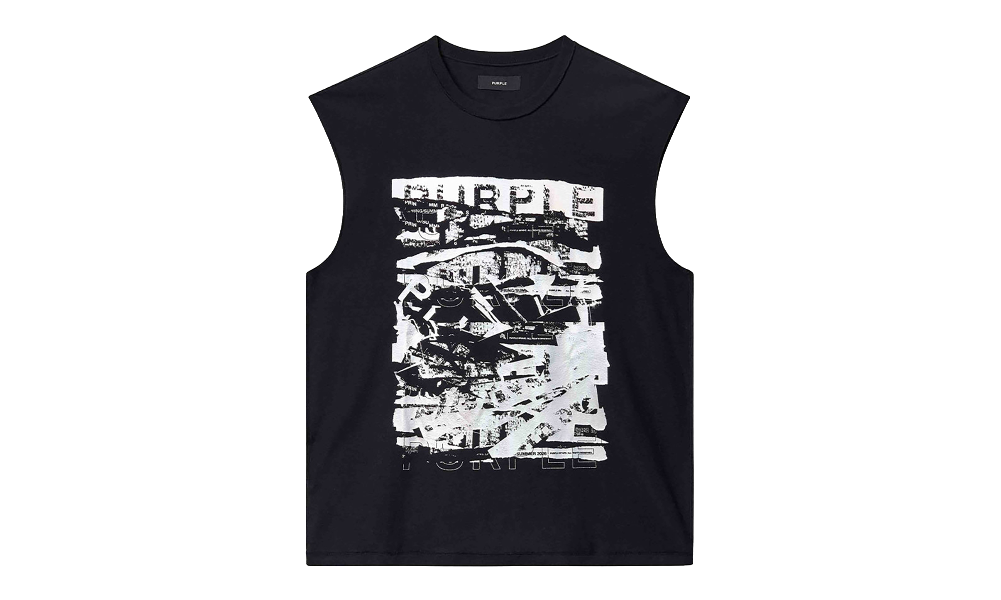 Foil Textured SL Tee "Black" P103 TBIF226