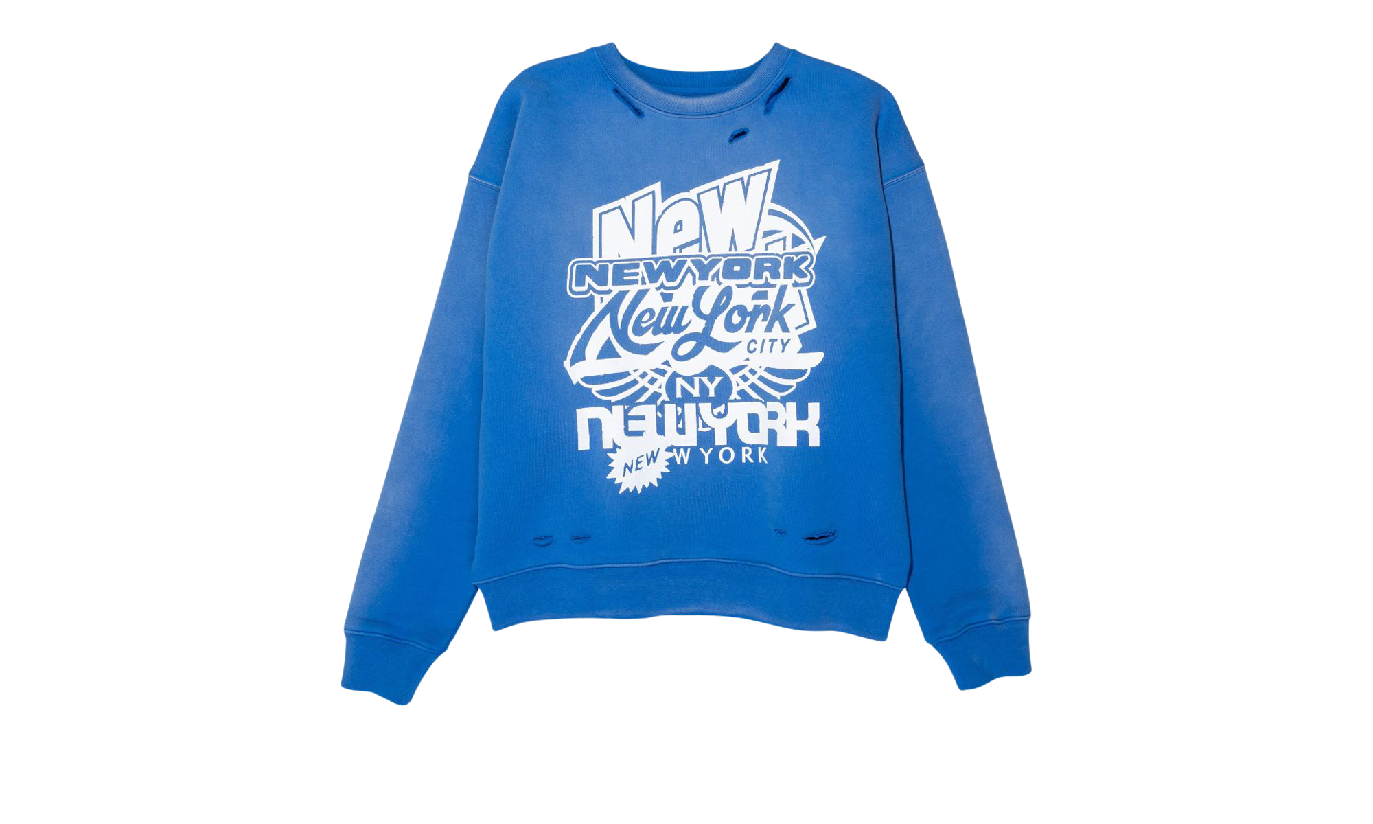 HWT FLEECE CREWNECK "Blue" P402 HBWC423