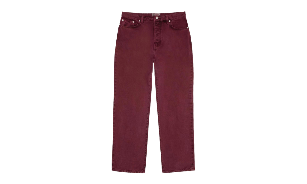 Washed Canvas Classic Jean "WINE" 116659 WINE
