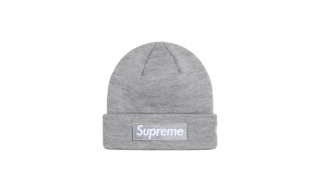 New Era® Box Logo Beanie "FW24 Heather Grey" SU935