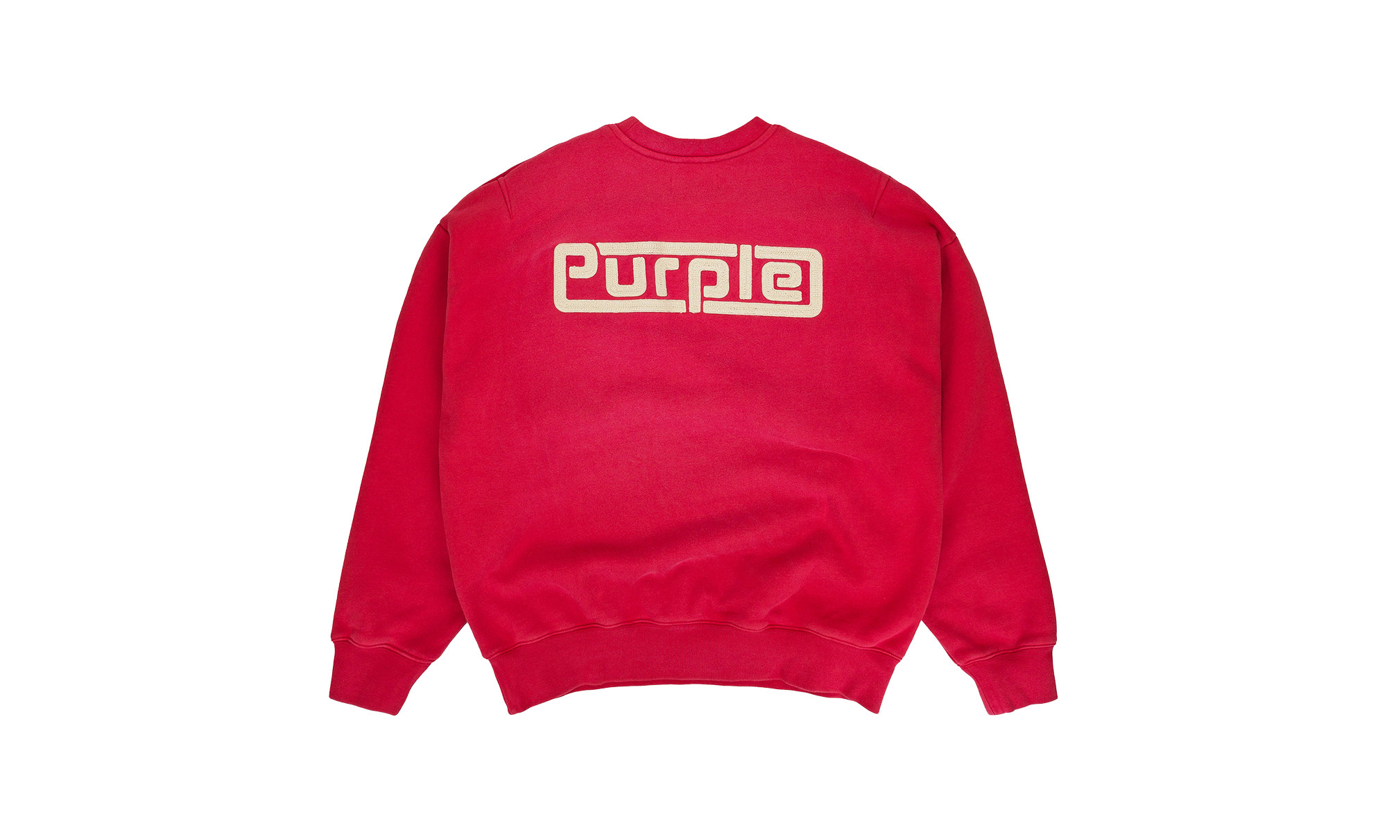 HWT FLEECE CREWNECK "Red" P402 HFRP124