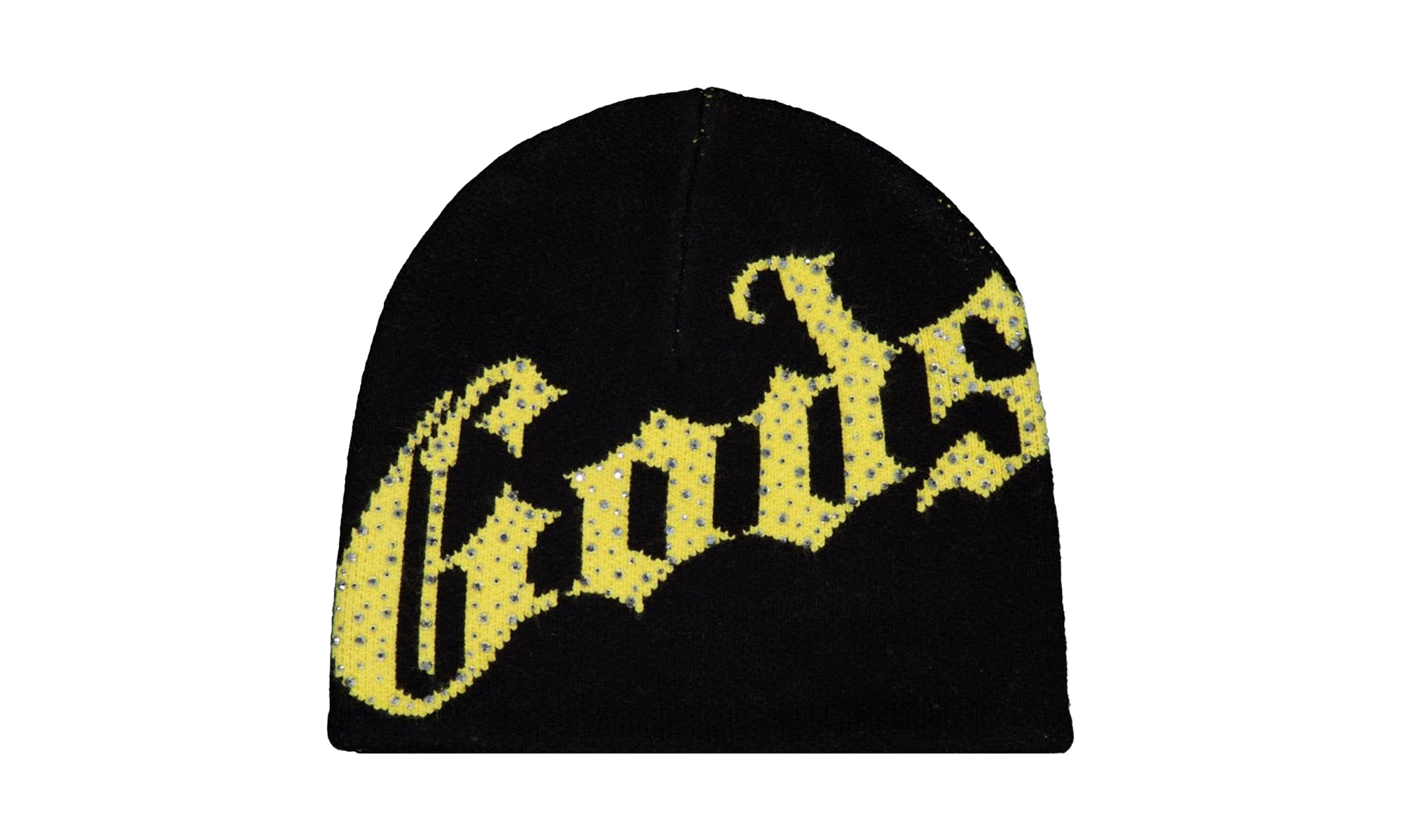 OG Logo Studded Beanie "Black / Yellow" 54OD7IJE
