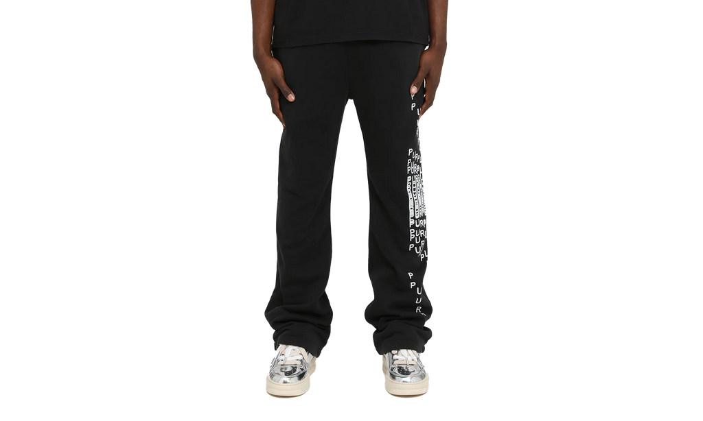 Mediumweight Fleece Flared Pants "Black" P459 HFBP126