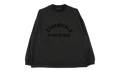 Heavy Jersey Long Sleeve Tee Shirt "Jet Black" 125SP242014F