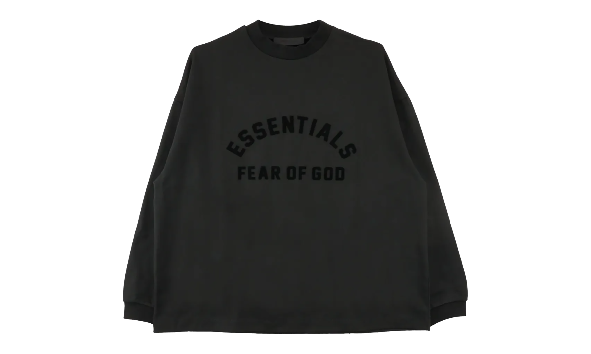 Heavy Jersey Long Sleeve Tee Shirt "Jet Black" 125SP242014F