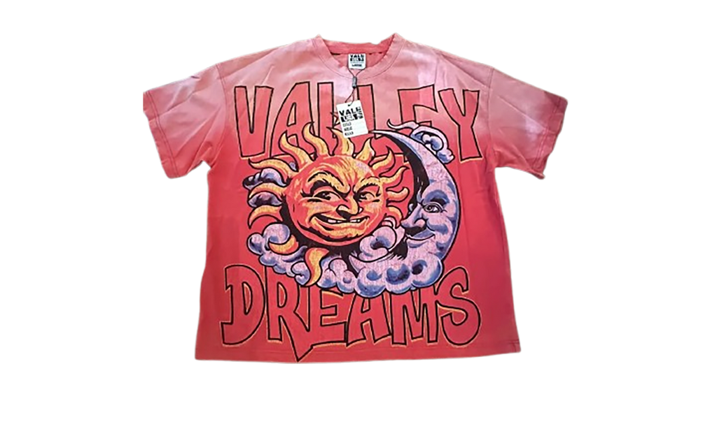 Trashed Red Sun Tee "Valley Dreams - Red" VAL01