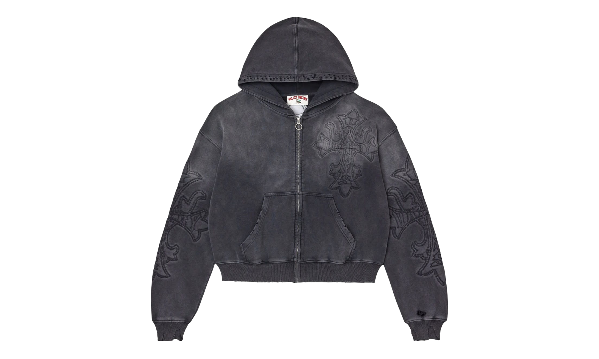 Carver Zip Up Hoodie "Black" VALE 12 007 VFCZUB BK