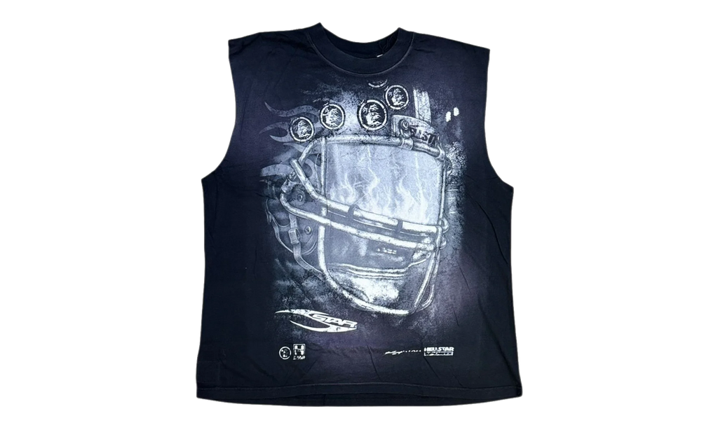 Helmet Sleeveless T-Shirt "Black" HSR187