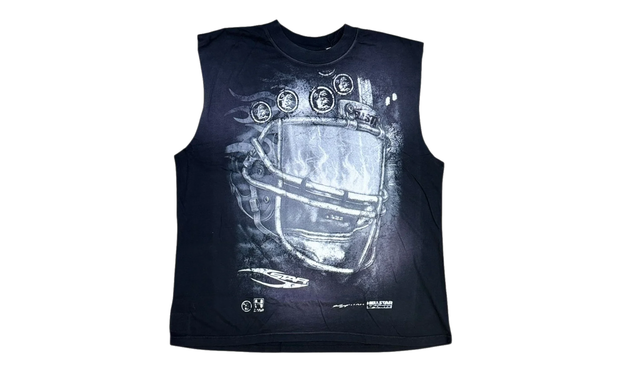 Helmet Sleeveless T-Shirt "Black" HSR187