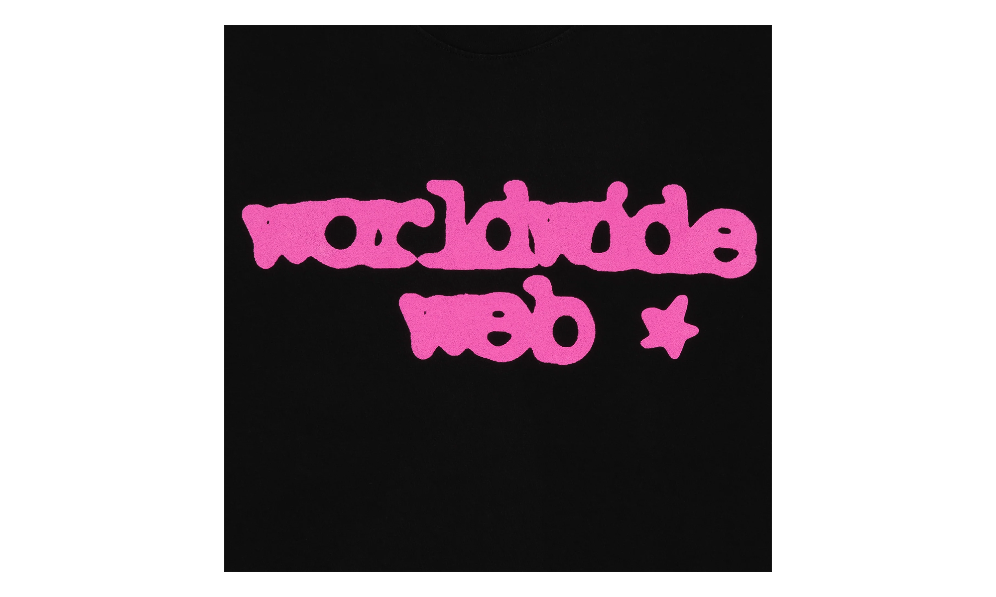 Web Logo Short Sleeve T-Shirt "Black Pink" SP5der339