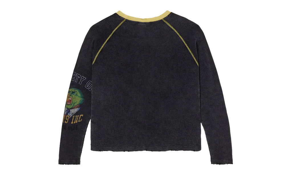 Lost and Found Thermal Sweatshirt "Black" VAL126