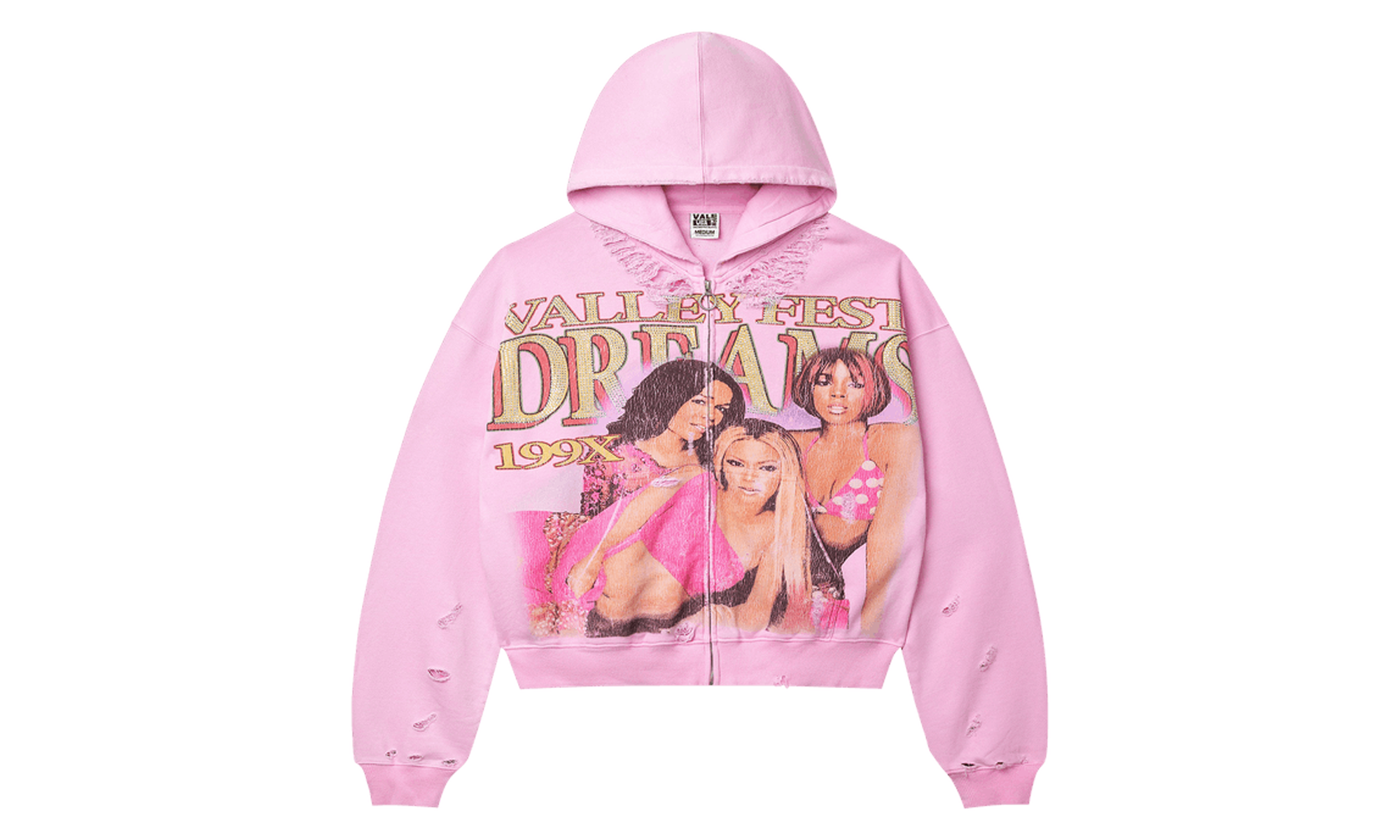 Vale Forever Dreams Zip Up Hoodie "Pink'" VAL30