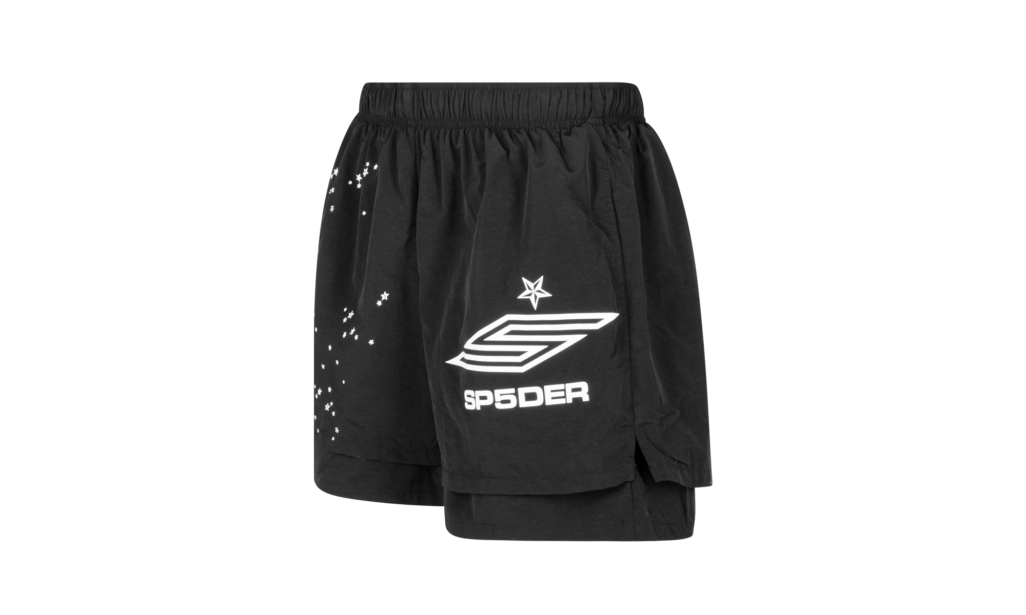 Sp5der Pro Double Layer Short "Black" M04SH001SPBP